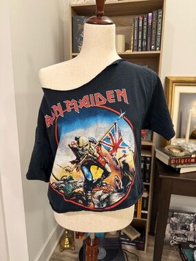 Vintage Iron Maiden Black Graphic Band Tee